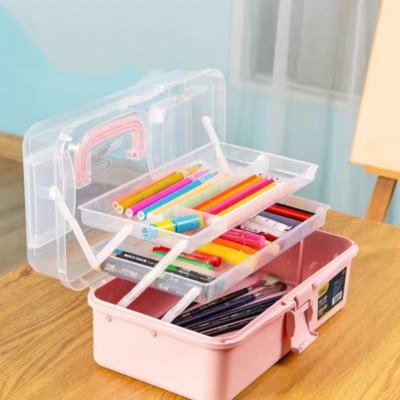 HỘP ĐỰNG DỤNG CỤ LÀM ĐẸP LÀM NAIL BEAUTY DI ĐỘNG CAO CẤP ĐA NĂNG 3 TẦNG