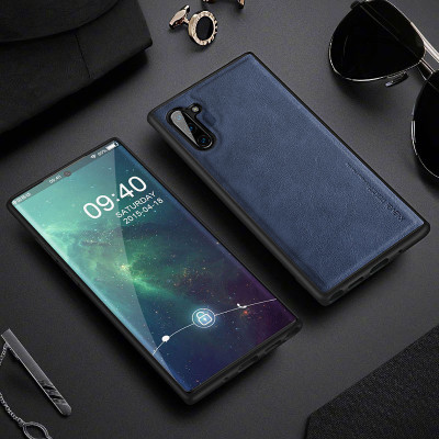 Ốp lưng da cho Samsung Galaxy Note 8, Note 9, Note 10, Note 10 Plus, Note 10 Lite hãng X-level cao cấp viền mềm chống sốc - Hàng chính hãng