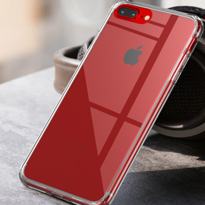 Ốp lưng silicon chống sốc cho iPhone 7 Plus / iPhone 8 Plus hiệu Likgus Crashproof (siêu mỏng, chống chịu mọi va đập) - Hàng nhập khẩu