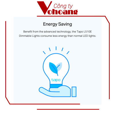 Bóng Đèn Wifi Thông Minh TP-Link Tapo L510E Điều Chỉnh Ánh Sáng - Hàng Chính Hãng