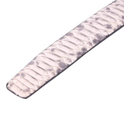 HJ4326-27-28-30 - Dây nịt nam da trăn Vip đầu kim màu da nguyên thủy, đen, nâu, trắng