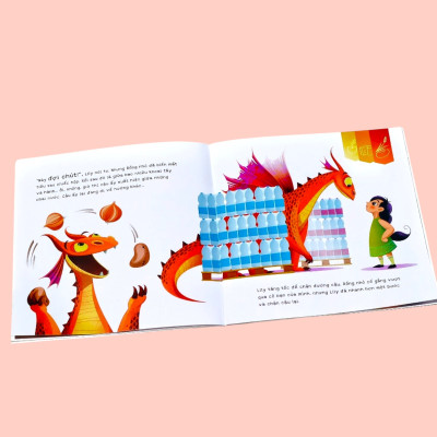 Sách cho bé - "Bí Kíp Luyện Rồng" - Cùng Rồng Nhỏ Học Điều Hay - Phần 2 - Sách tranh
