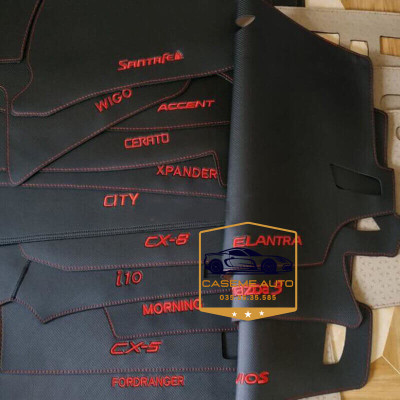 [KIA CARNIVAL] Thảm Taplo 3 Lớp Dành Cho Xe KIA CARNIVAL, Nhung Lông Cừu Và Da Vân Carbon Cao Cấp - Hàng Chính Hãng