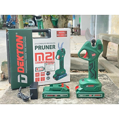 MÁY CẮT CÀNH DÙNG PIN 21V 25-30mm DEKTON M21-MCC30 - HÀNG CHÍNH HÃNG