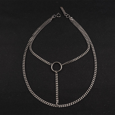 Vòng cổ dây chuyền titan punk phụ kiện thời trang mới