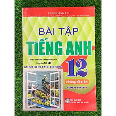 Sách - Bài tập tiếng anh 12 Global Success - Kết nối tri thức( tặng file đáp án) (HA-MK01)