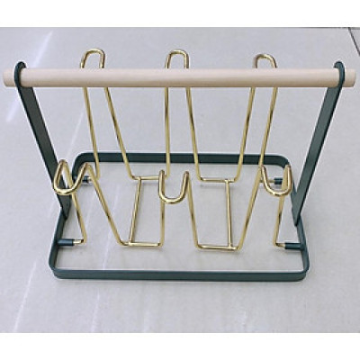 ÚP CỐC CÓ KHAY HỨNG DECOR | GIÁ ÚP LY CỐC SƠN TĨNH ĐIỆN KÈM KHAY HỨNG NƯỚC BẦU DỤC