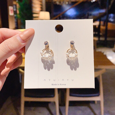 Khuyên Tai, Bông Tai Nữ Mạ Bạc 925 Hình Tròn Thời Trang Ulzzang Hàn Quốc