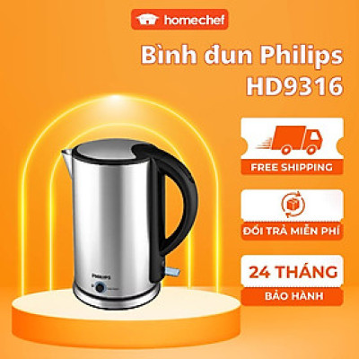 Ấm Nước Philips HD9316, dung tích 1.7L | Hàng chính hãng