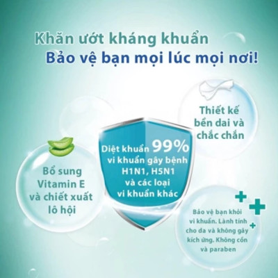 [GÓI LẺ] Khăn Ướt Tempo cao cấp, An toàn cho da, Diệt khuẩn 99% - Thương Hiệu Đức