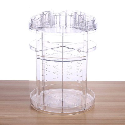 Kệ Đựng Mỹ Phẩm 3 Tầng Tròn Xoay 360 độ Tiện Lợi Cực Xinh