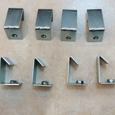 set 50 móc xà gồ chữ C treo tyren 6,8,10,12 móc treo ty chữ C