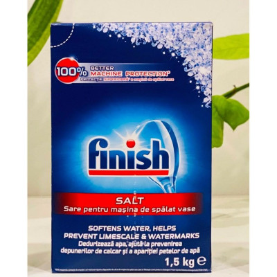 Muối rửa bát finish 1.2kg (Đức) - muối rửa chén finish 1,2kg nhập khẩu chính hãng - muối finish giá rẻ