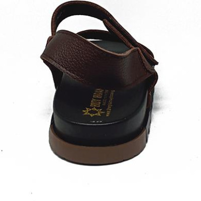 Dép quai hậu nam Huy Hoàng màu nâu HT7792