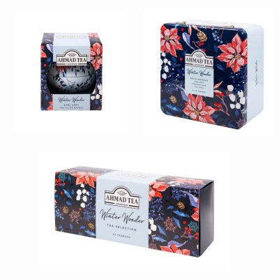 [LIMITED EDITION] TRÀ AHMAD ANH QUỐC - BỘ SƯU TẬP 3 VỊ TRÀ WINTER (60g)