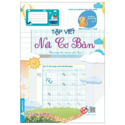 Sách - Chuẩn Bị Cho Bé Vào Lớp 1 - Tập Viết Bộ 10 Quyển - ABBOOKS