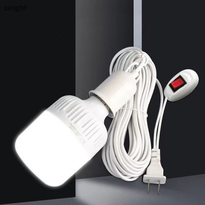 Đuôi Đèn LED Dây Nối Dài 3-4M Có Công Tắc Tiện Dụng, Đui xoáy E27 liền dây có công tắc dài , chuôi đèn kèm dây ngoài trời , gia đình, nhà vườn
