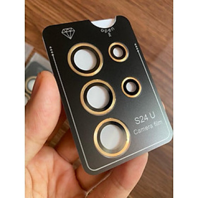 Bộ Len Dán Camera Cho Samsung S25 Ultra / S24 Ultra / S24 Plus / S23 Ultra / S23 Plus / S22 Ultra Có Khung Tự Dán