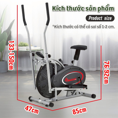 BG Xe đạp tập thể dục tại nhà toàn thân ELLITIPCAL BIKE 8703 (hàng nhập khẩu)