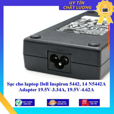 Sạc cho laptop Dell Inspiron 5442 14 N5442A Adapter 19.5V-3.34A 19.5V-4.62A - Hàng Nhập Khẩu New Seal