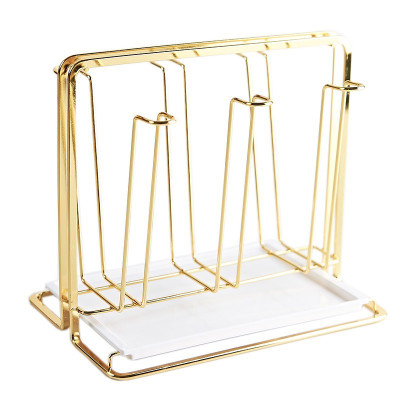 Khay Úp Cốc Ly Kim Loại Cao Cấp