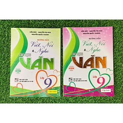 Sách - Combo Hướng dẫn viết, nói & nghe các dạng văn lớp 9 tập 1 + 2 (HA-MK)