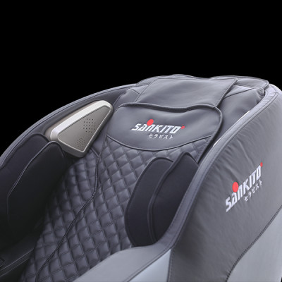 Ghế massage cao cấp Sankito S60-Plus, công nghệ con lăn massage đa diểm 4D, nhiệt hồng ngoại tiên tiến