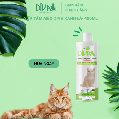 SỮA TẮM MÈO DIVA XANH LÁ 400ML (DIVA FORMULA 6)