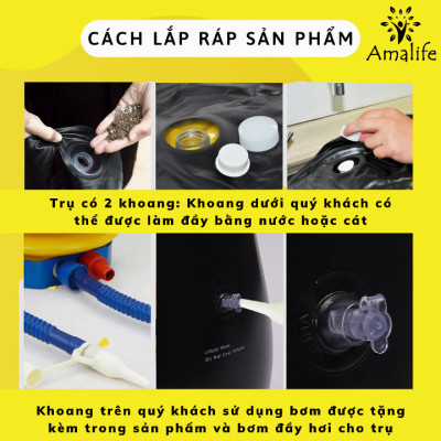 Bao trụ đấm bốc phản xạ tự cân bằng Pure boxing 1.0 kèm bơm cao 155cm (Tặng kèm 1 món quà tri ân) - Hàng chính hãng