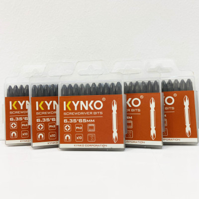 Mũi vít 2 đầu PH2 (không mạ) chiều dài 65mm CHÍNH HÃNG KYNKO MVKM2XPH2-065-V10