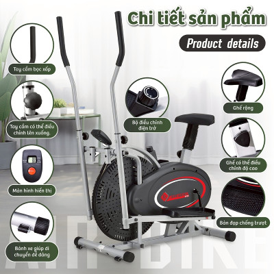 BG Xe đạp tập thể dục tại nhà toàn thân ELLITIPCAL BIKE 8703 (hàng nhập khẩu)
