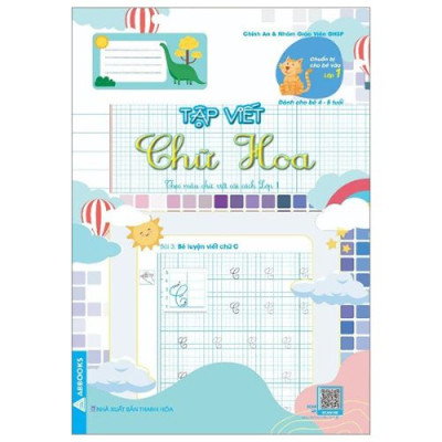 Sách - Chuẩn Bị Cho Bé Vào Lớp 1 - Tập Viết Bộ 10 Quyển - ABBOOKS
