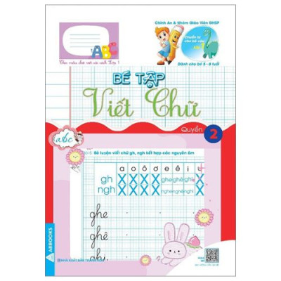 Sách - Chuẩn Bị Cho Bé Vào Lớp 1 - Tập Viết Bộ 10 Quyển - ABBOOKS