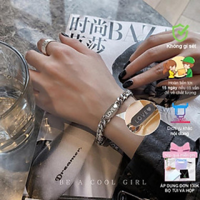 【Khắc tên ghi chú】Vòng Cổ Nam - Dây chuyền nam nữ mặt trơn, Vòng tay nam nữ mặt trơn