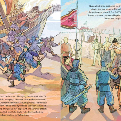 A History Of Vietnam In Pictures (In Colour) - The Second Victory Against The Mongols