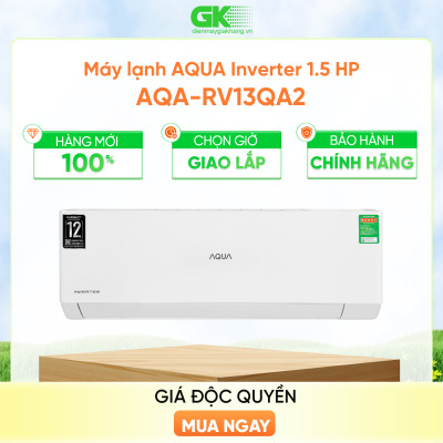 Máy lạnh AQUA Inverter 1.5 HP AQA-RV13QA2 - Hàng chính hãng - Chỉ giao HCM