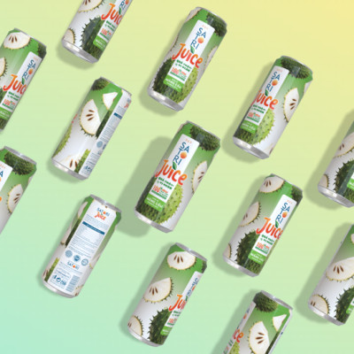 Combo 2 Thùng nước ép trái cây Satori Juice vị mãng cầu - 250ml (24 lon/ thùng)