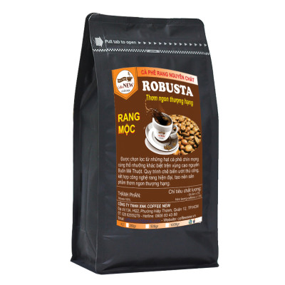 2Kg Cà Phê Robusta Rang Mộc Nguyên Chất 100% - Tặng Phin Nhôm - Hậu Đậm, Vị Đắng - Phù Hợp Mọi Gia ĐÌnh  - Coffee New