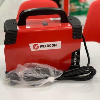 MÁY HÀN QUE ĐIỆN TỬ (1.6-3.2MM) MAXI 120 WELDCOM (KÈM HỘP NHỰA ĐỰNG MÁY VÀ PHỤ KIỆN)- HÀNG CHÍNH HÃNG