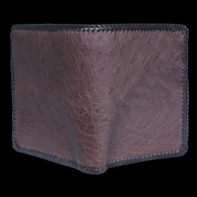  Ví nam da đà điểu da bụng đan viền kiểu đứng nhiều màu HJ92459-60-61-62-64