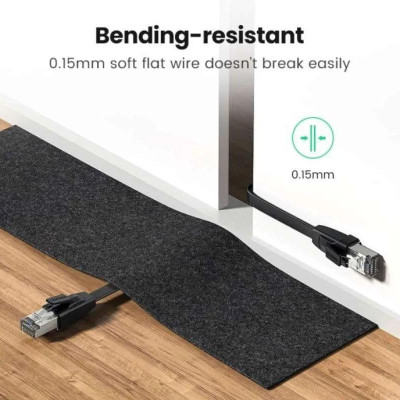 Ugreen UG10980NW134TK 1M CAT8 U-FTP 2000Mhz 30AWG cáp mạng màu đen - HÀNG CHÍNH HÃNG