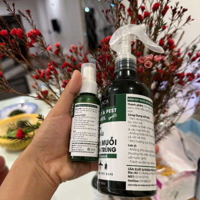 ( Thơm phòng/ đuổi muổi ) Bình xịt đuổi muỗi, côn trùng HATACA -100% thiên nhiên