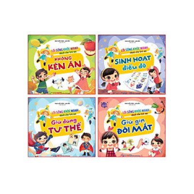 Combo Lối Sống Khỏe Mạnh Dành Cho Trẻ Em (4 Cuốn) (ML)