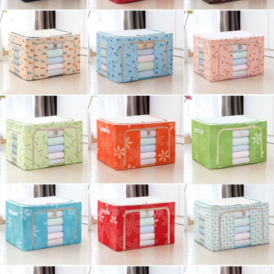 Túi đựng chăn màn khung sắt cao cấp - Tặng kèm 1 khăn lau mặt 