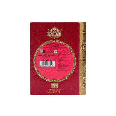 Trà Đen Ceylon Basilur - Rồng Huyền Thoại - Dragon Tea Book Vol 1 - 100g (Hộp Thiếc)