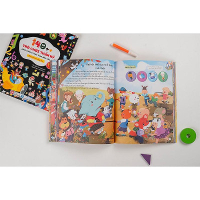 140++ trò chơi thần kỳ, phát triển trí não toàn diện cho trẻ 3-9 tuổi