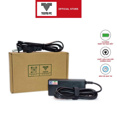 Sạc TeemoPC dùng Tương Thích Cho laptop Asus 65w 3.42a chân nhỏ 4.0mm kèm dây nguồn Hàng Nhập Khẩu