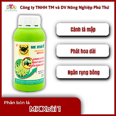 Phân Bón Lá Đầu Trâu MK Xoài 1 (10-3-2) chai 500ml