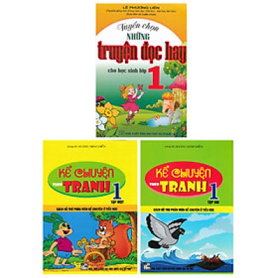 Combo Kể Chuyện Theo Tranh - Tuyển Chọn Những Truyện Đọc Hay Cho Học Sinh Lớp 1 (Bộ 3 Cuốn) 