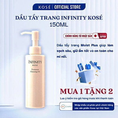 Dầu Tẩy Trang Dưỡng Ẩm Làm Sạch Sâu Không Gây Khô Da, Phù Hợp Cho Cả Mi Nối Infinity Kosé Nhật Bản 150ml